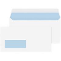 Blake Purely Envelopes DL White Window 220 (W) x 110 (H) mm Peel and Seal 100 gsm Pack of 250