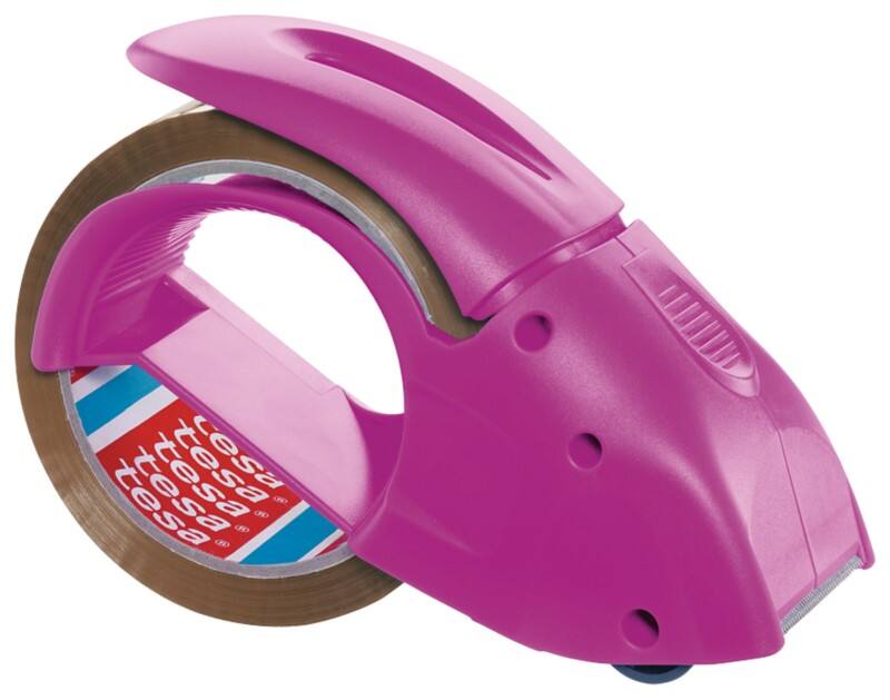 tesa Packaging Tape Dispenser tesapack Pack ´N´ Go Pink 171 (W) mm Plastic