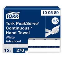 Tork Peakserve Hand Towels H5 2 Ply 100589 12 Pieces of 270 Sheets