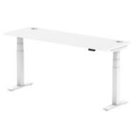 dynamic Height Adjustable Desk Air HASCP186WWHT White 1800 mm x 600 mm x 660 - 1310 mm