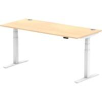 dynamic Air Height Adjustable Sit Stand Desk Rectangular Maple T-Foot 1,800 (W) x 800 (D) x 665 (H) mm MFC (Melamine Faced Chipboard)