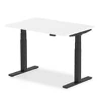 dynamic Air Sit Stand Desk Rectangular White T-Foot 1,200 (W) x 800 (D) x 665 (H) mm MFC (Melamine Faced Chipboard)