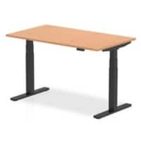 dynamic Ergonomic Desk Air HAS148BOAK Oak 1400 mm x 800 mm x 660 - 1310 mm