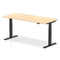 dynamic Air Sit Stand Desk Rectangular Maple T-Foot 1,800 (W) x 800 (D) x 665 (H) mm MFC (Melamine Faced Chipboard)