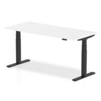 dynamic Air Sit Stand Desk Rectangular White T-Foot 1,800 (W) x 800 (D) x 665 (H) mm MFC (Melamine Faced Chipboard)