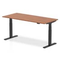 dynamic Air Sit Stand Desk Rectangular Walnut T-Foot 1,800 (W) x 800 (D) x 665 (H) mm MFC (Melamine Faced Chipboard)