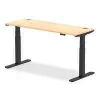 dynamic Air Sit Stand Desk Rectangular Maple T-Foot 3 Drawers 1,600 (W) x 600 (D) x 665 (H) mm MFC (Melamine Faced Chipboard)