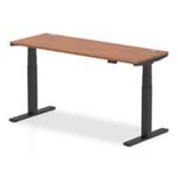 dynamic Air Sit Stand Desk Rectangular Walnut T-Foot 3 Drawers 1,600 (W) x 600 (D) x 665 (H) mm MFC (Melamine Faced Chipboard)