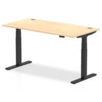 dynamic Air Sit Stand Desk Rectangular Maple T-Foot 3 Drawers 1,600 (W) x 800 (D) x 665 (H) mm MFC (Melamine Faced Chipboard)