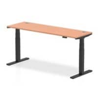 dynamic Air Sit Stand Desk Rectangular Beech T-Foot 1,800 (W) x 600 (D) x 665 (H) mm MFC (Melamine Faced Chipboard)