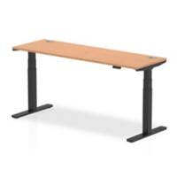 dynamic Air Sit Stand Desk Rectangular Oak T-Foot 2 Drawers 1,800 (W) x 600 (D) x 665 (H) mm MFC (Melamine Faced Chipboard)