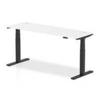 dynamic Air Sit Stand Desk Rectangular White T-Foot 1,800 (W) x 600 (D) x 665 (H) mm MFC (Melamine Faced Chipboard)