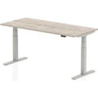 dynamic Height Adjustable Desk Air HAS188SGRY Grey Oak 1800 mm x 800 mm x 660 - 1310 mm