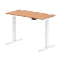 dynamic Air Sit Stand Desk Rectangular Oak T-Foot 1,200 (W) x 600 (D) x 665 (H) mm MFC (Melamine Faced Chipboard)