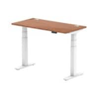 dynamic Air Sit Stand Desk Rectangular Walnut T-Foot 1,200 (W) x 600 (D) x 665 (H) mm MFC (Melamine Faced Chipboard)