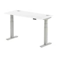 dynamic Height Adjustable Desk Air HASCP146SWHT White 1400 mm x 600 mm x 660 - 1310 mm