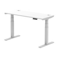 dynamic Air Sit Stand Desk Rectangular White T-Foot 1,400 (W) x 600 (D) x 665 (H) mm MFC (Melamine Faced Chipboard)