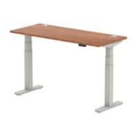 dynamic Air Sit Stand Desk Rectangular Walnut T-Foot 1,400 (W) x 600 (D) x 665 (H) mm MFC (Melamine Faced Chipboard)