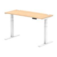 dynamic Height Adjustable Desk Air HASCP146WMPE Maple 1400 mm x 600 mm x 660 - 1310 mm