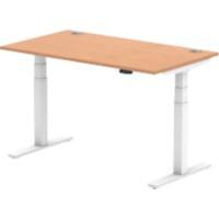 dynamic Height Adjustable Desk Air HASCP148WOAK Oak 1400 mm x 800 mm x 660 - 1310 mm