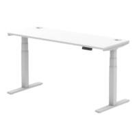 dynamic Air Sit Stand Desk Rectangular White T-Foot 1,600 (W) x 600 (D) x 665 (H) mm MFC (Melamine Faced Chipboard)