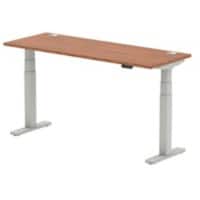 dynamic Air Sit Stand Desk Rectangular Walnut T-Foot 1,600 (W) x 600 (D) x 665 (H) mm MFC (Melamine Faced Chipboard)