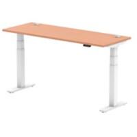 dynamic Height Adjustable Desk Air HASCP166WBCH Beech 1600 mm x 600 mm x 660 - 1310 mm