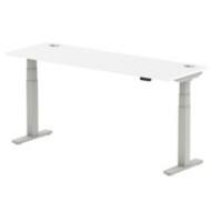 dynamic Air Sit Stand Desk Rectangular White T-Foot 1,800 (W) x 600 (D) x 665 (H) mm MFC (Melamine Faced Chipboard)