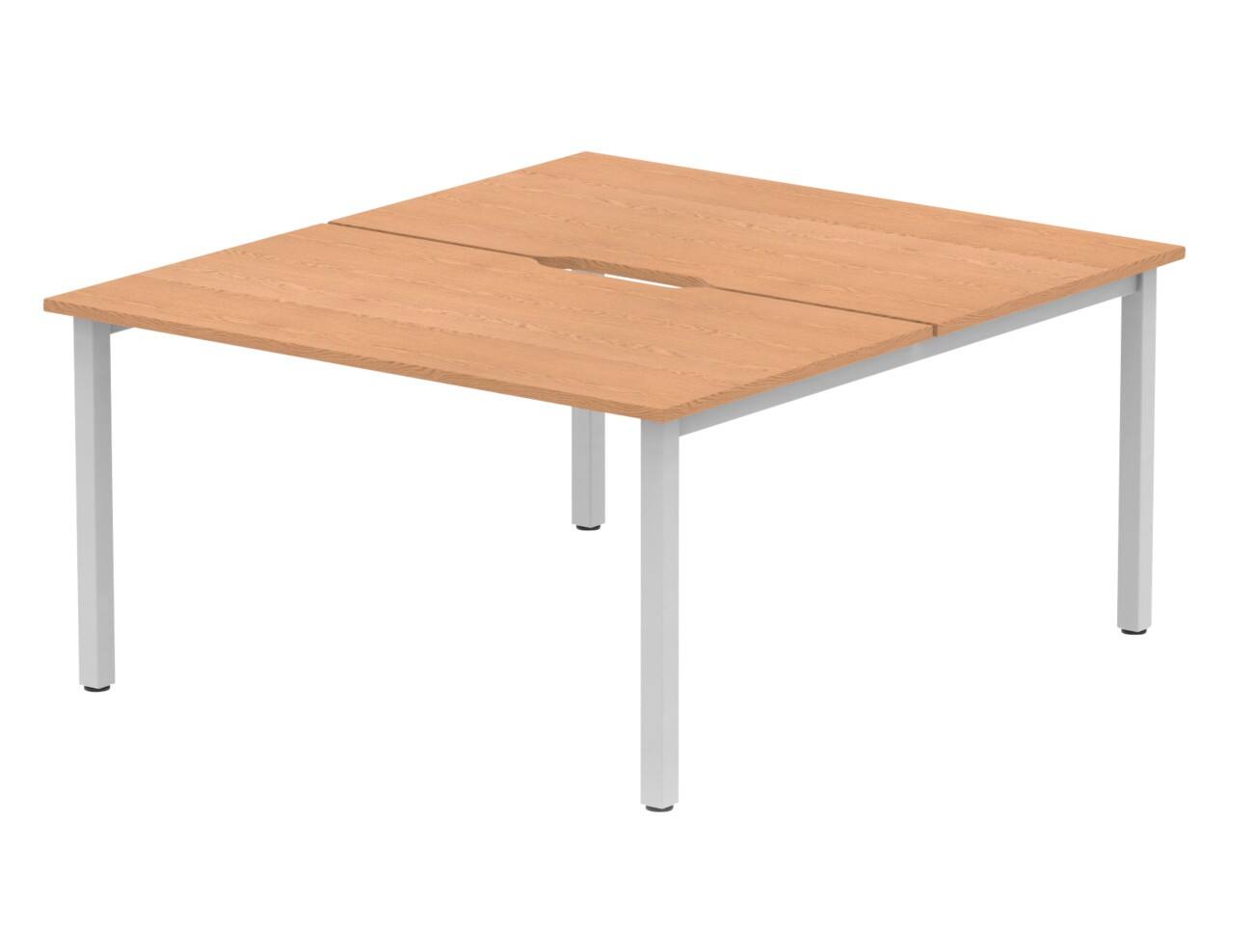 dynamic Computer Desk Evolve Plus B2P14OAKS Oak 1400 mm x 1600 mm x 730 ...