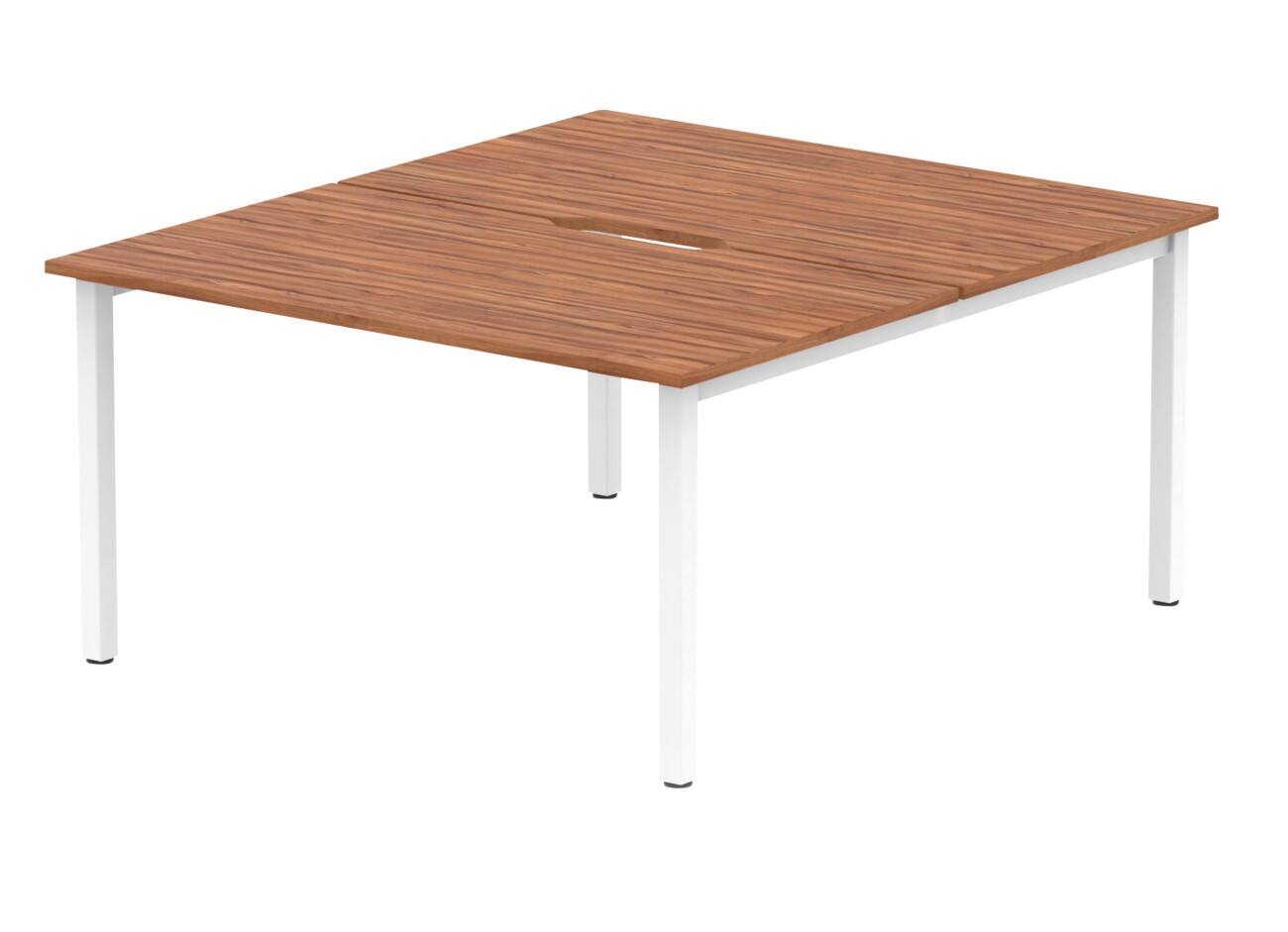 dynamic Computer Desk Evolve Plus B2P14WNTW Walnut 1400 mm x 1600 mm x ...