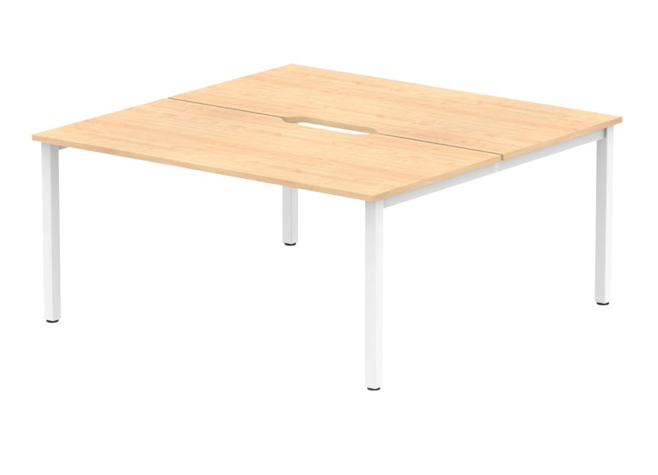 dynamic Computer Desk Evolve Plus B2P16MPEW Maple 1600 mm x 1600 mm x ...