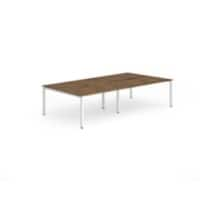 dynamic Computer Desk Evolve Plus B4P12WNTW Walnut 2400 mm x 1600 mm x 730 mm