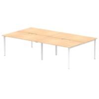 dynamic Computer Desk Evolve Plus B4P14MPEW Maple 2800 mm x 1600 mm x 730 mm