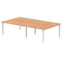 dynamic Computer Desk Evolve Plus B4P14OAKS Oak 2800 mm x 1600 mm x 730 mm