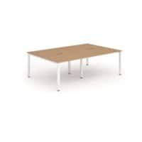 dynamic Computer Desk Evolve Plus B4P14OAKW Oak 2800 mm x 1600 mm x 730 mm