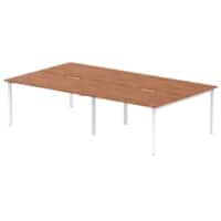 dynamic Computer Desk Evolve Plus B4P14WNTW Walnut 2800 mm x 1600 mm x 730 mm