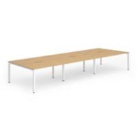 dynamic Computer Desk Evolve Plus B6P14BCHW Beech 4200 mm x 1600 mm x 730 mm