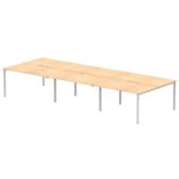 dynamic Computer Desk Evolve Plus B6P14MPES Maple 4200 mm x 1600 mm x 730 mm