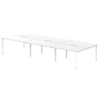 dynamic Computer Desk Evolve Plus B6P14WHTW White 4200 mm x 1600 mm x 730 mm