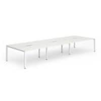 dynamic Computer Desk Evolve Plus B6P16WHTW White 4800 mm x 1600 mm x 730 mm