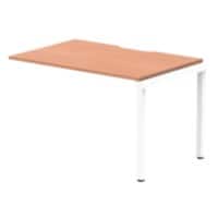 dynamic Evolve Plus Desk Extension Rectangular Beech H-Frame 1,200 (W) x 800 (D) x 750 (H) mm MFC (Melamine Faced Chipboard)