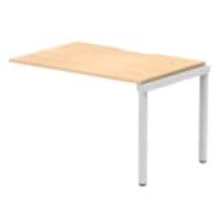dynamic Evolve Plus Desk Extension Rectangular Maple H-Frame 1,200 (W) x 800 (D) x 750 (H) mm MFC (Melamine Faced Chipboard)