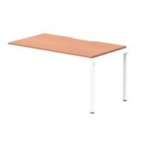 dynamic Evolve Plus Desk Extension Rectangular Beech H-Frame 1,400 (W) x 800 (D) x 750 (H) mm MFC (Melamine Faced Chipboard)