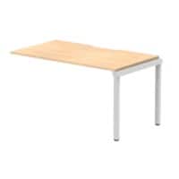 dynamic Evolve Plus Desk Extension Rectangular Maple H-Frame 1,400 (W) x 800 (D) x 750 (H) mm MFC (Melamine Faced Chipboard)