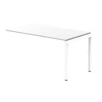 dynamic Evolve Plus Desk Extension Rectangular White H-Frame 1,400 (W) x 800 (D) x 750 (H) mm MFC (Melamine Faced Chipboard)