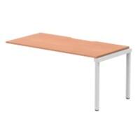 dynamic Evolve Plus Desk Extension Rectangular Beech H-Frame 1,600 (W) x 800 (D) x 750 (H) mm MFC (Melamine Faced Chipboard)