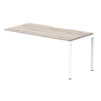 dynamic Computer Desk Evolve Plus BR116GRYW Grey Oak 1600 mm x 800 mm x 730 mm