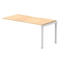 dynamic Evolve Plus Desk Extension Rectangular Maple H-Frame 1,600 (W) x 800 (D) x 750 (H) mm MFC (Melamine Faced Chipboard)