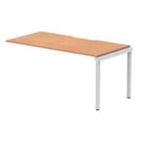 dynamic Evolve Plus Desk Extension Rectangular Oak H-Frame 1,600 (W) x 800 (D) x 750 (H) mm MFC (Melamine Faced Chipboard)