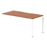 dynamic Evolve Plus Desk Extension Rectangular Walnut H-Frame 1,600 (W) x 800 (D) x 750 (H) mm MFC (Melamine Faced Chipboard)